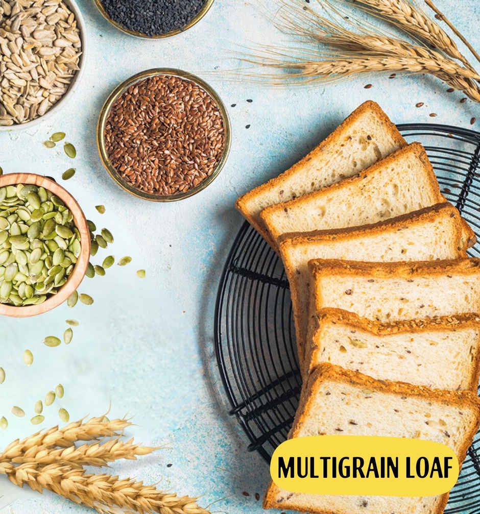 The Baker's Dozen Pure Whole Wheat Zero Maida Multigrain Bread