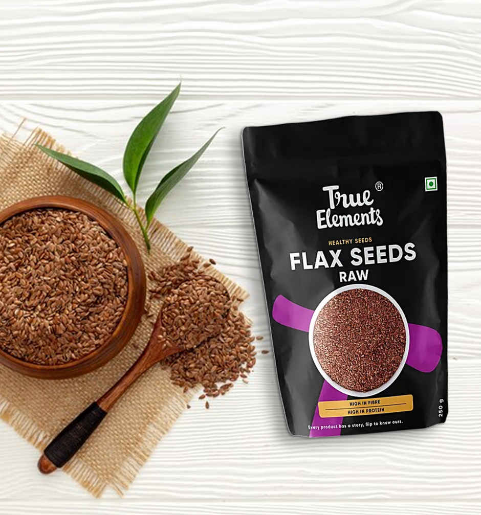 True Elements Flax Seeds Raw