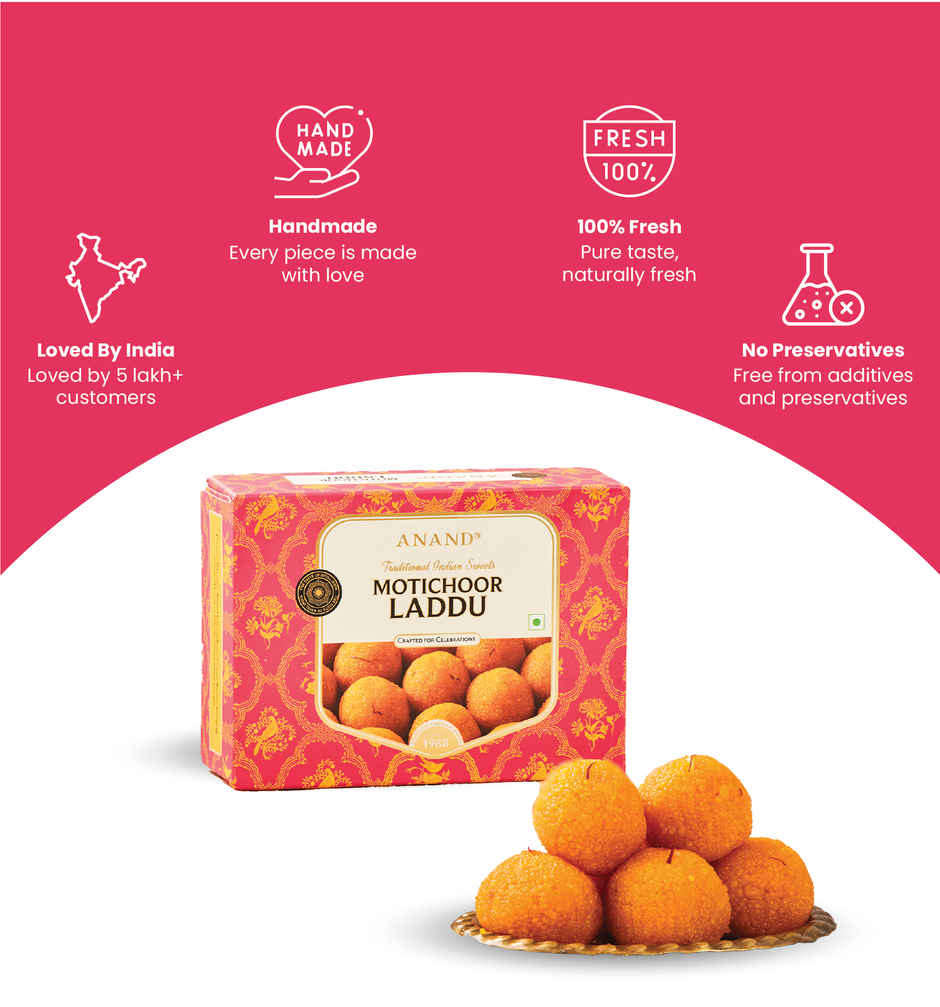 Ghee Motichoor Laddu by Anand
