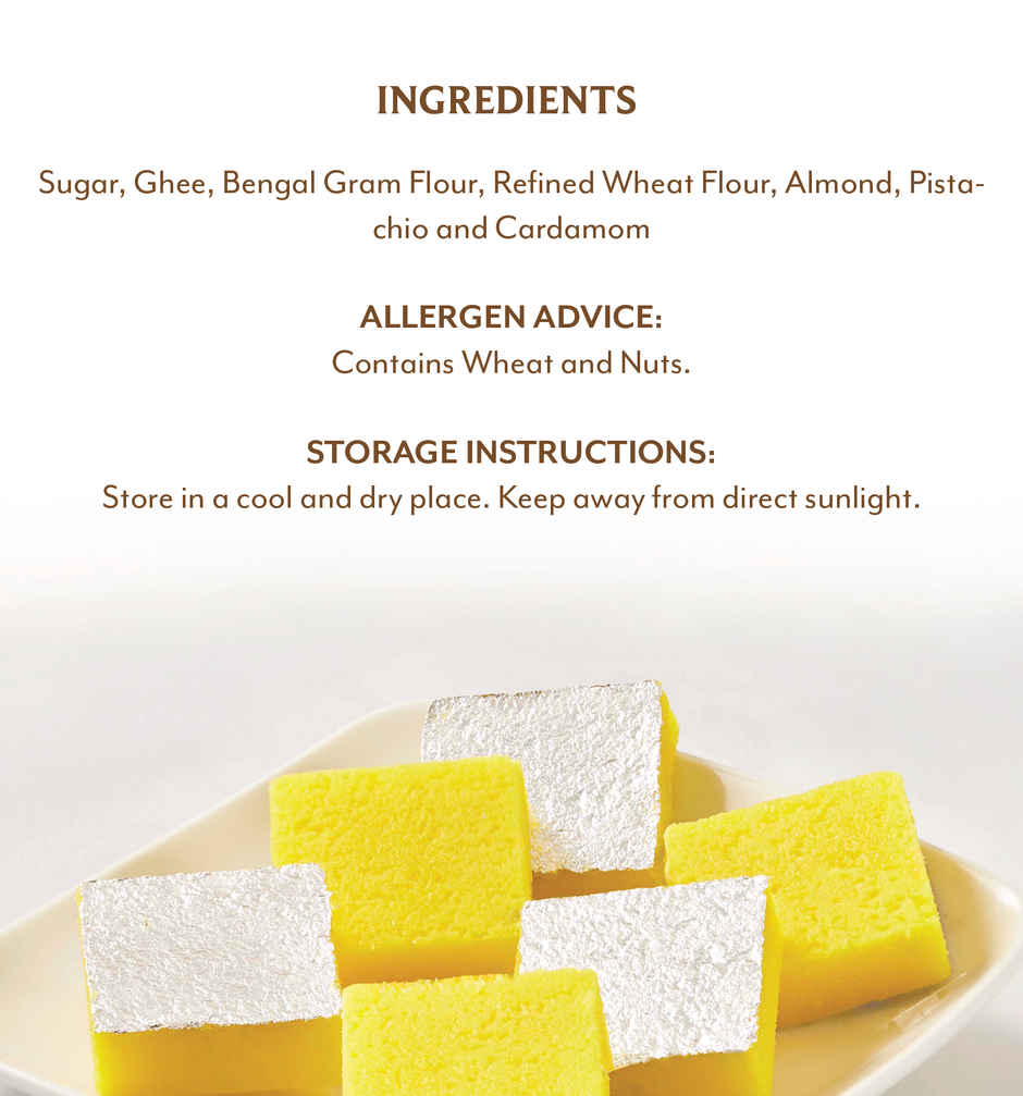 Ghee Coconut Burfi by Anand