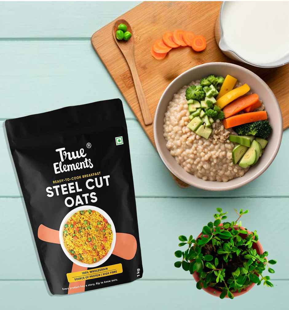 True Elements Steel Cut Oats Gluten Free