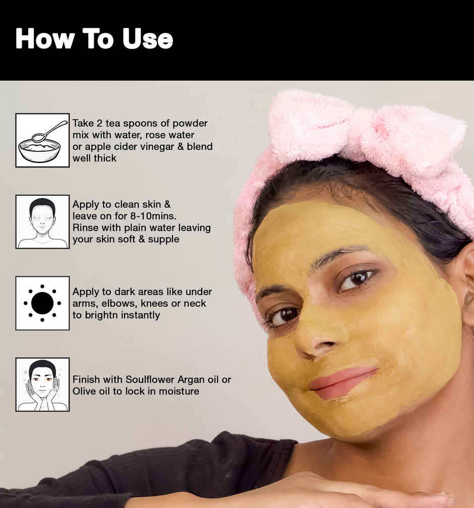 Soulflower Ubtan Vitamin C Face Mask