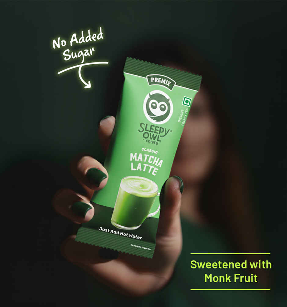 Sleepy Owl Classic Matcha Tea Premix Sachet Authentic Japanese Matcha Latte