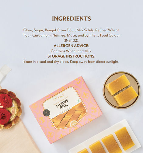Anand Sweets Mysore Pak
