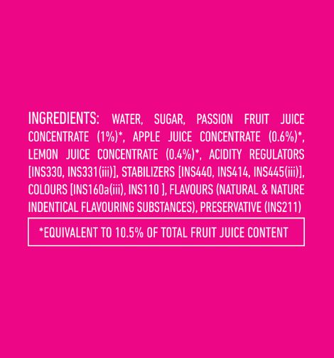 Jimmy's Cocktails Passion Fruit, Lemon and Vanilla Flavoured Cocktail Mixer