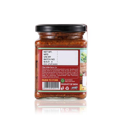 The Little Farm Co. Mixed Gobhi Gajar Shalgum Pickle | Achaar | Made With Jaggery