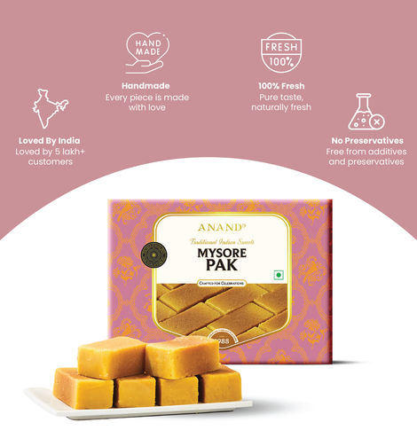 Anand Sweets Mysore Pak