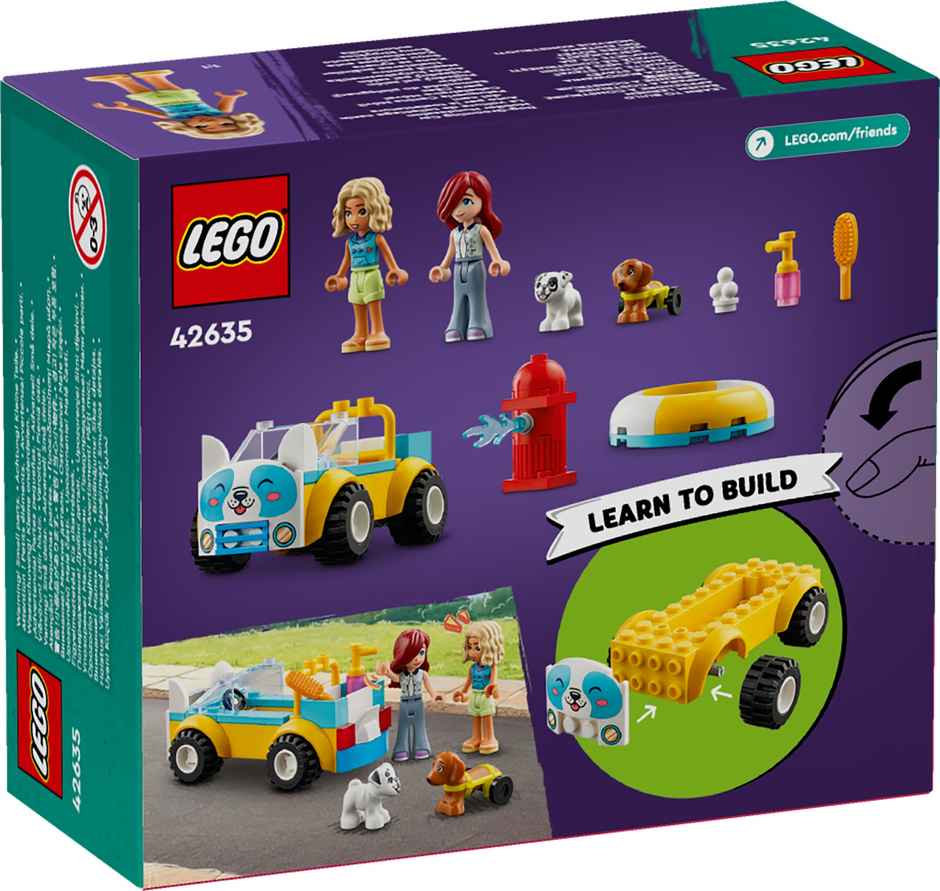 Lego Friends Dog-Grooming Car, Vehicle Playset 42635 (60 Pieces)