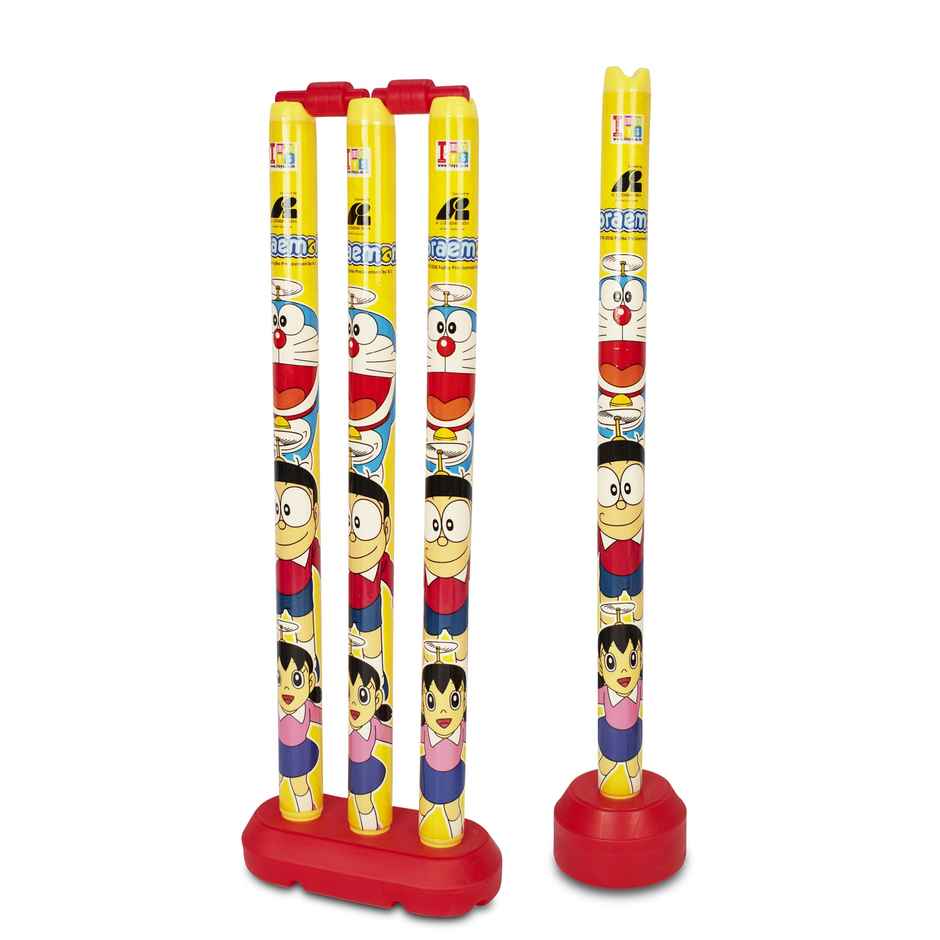 Itoys T20 Cricket Blast 4 Wickets With Bat No 4-doraemon (Colour May Vary)