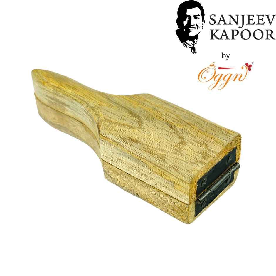 Sanjeev Kapoor by OGGN Wooden Lemon Squeezer - 7x3 Inch