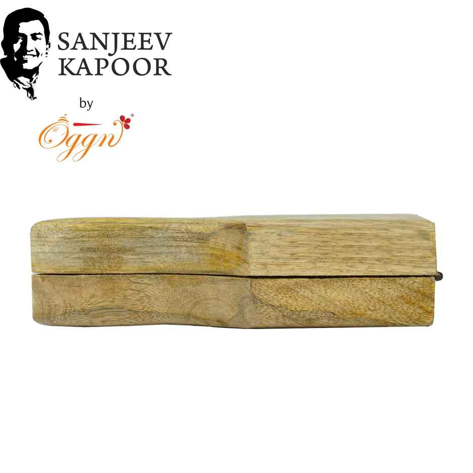 Sanjeev Kapoor by OGGN Wooden Lemon Squeezer - 7x3 Inch