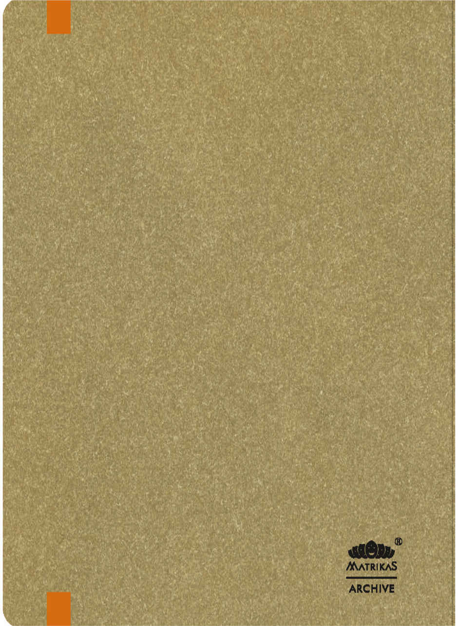 Matrikas Archive Journal | Ruled | Hardbound | A5 Size | 224 Pages | Walnut Colour