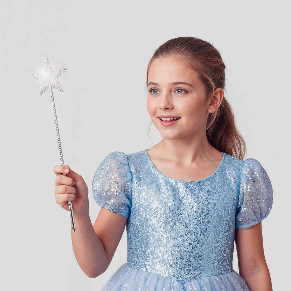 Silver Fairy Wand | Birthday Decoration | Party Needs | Propcon