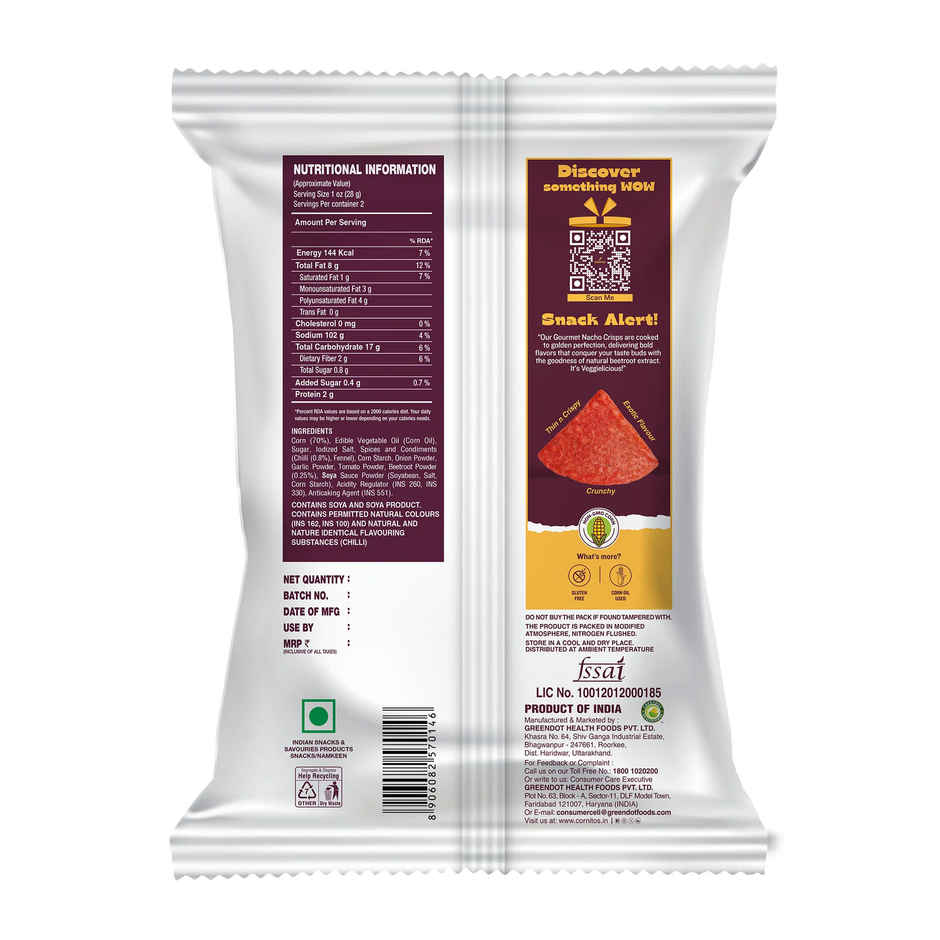 Cornitos Nacho Chips - Beetroot 