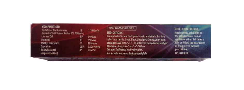 D.F.O. Red Pain Relief Gel with Capsaicin