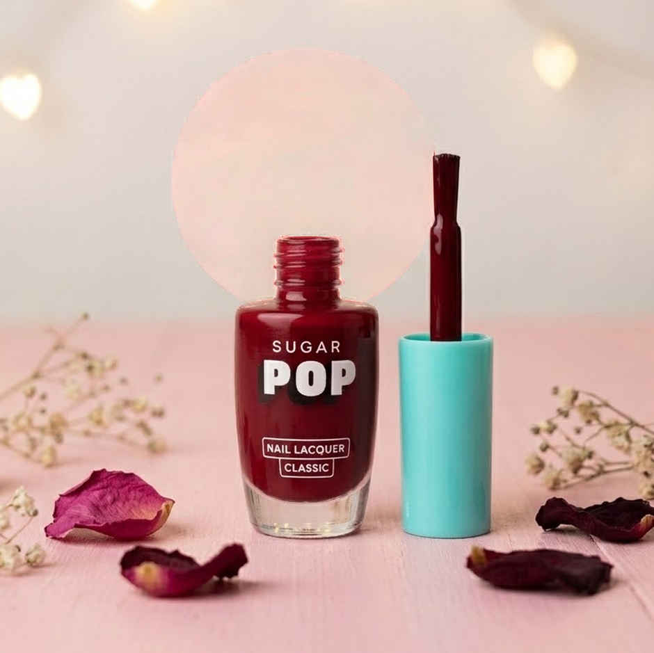 SUGAR POP Nail Lacquer 15 Bold Please | Maroon | Dries in 45 seconds