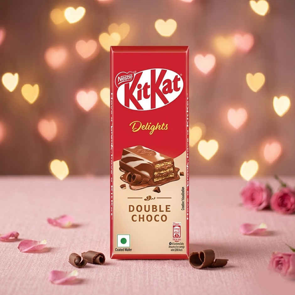 Nestle KitKat Delights Double Choco | Rich & Indulgent Chocolate Bar