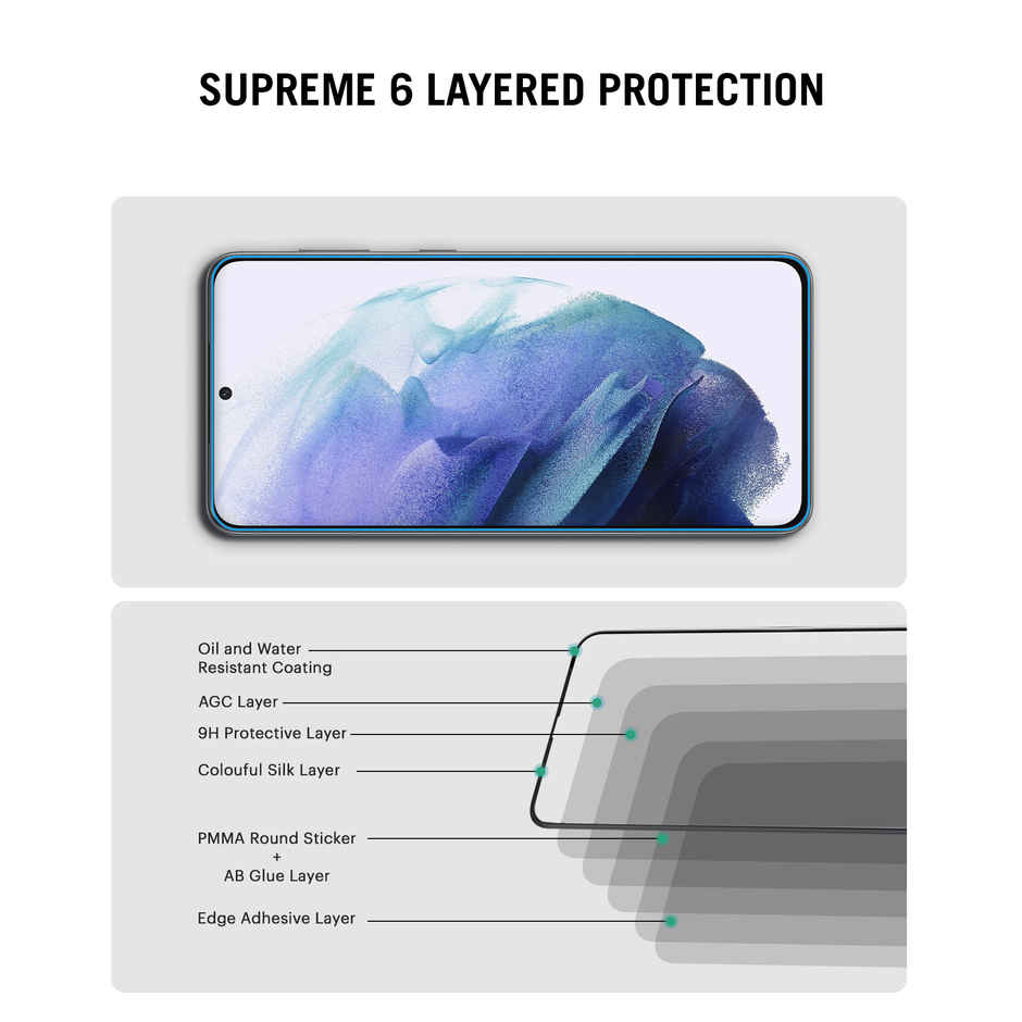 DailyObjects Samsung Galaxy S23 Ultra - 9D Tempered Glass Screen Protector