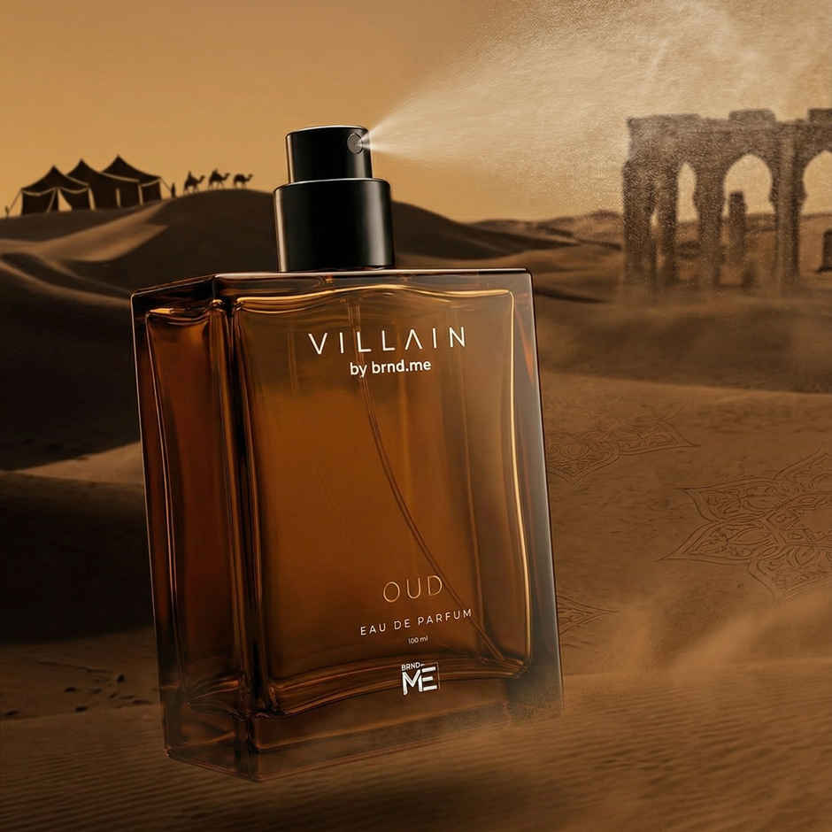 VILLAIN Oud Perfume for Men | Spicy Oud & Sandalwood EDP | Long Lasting