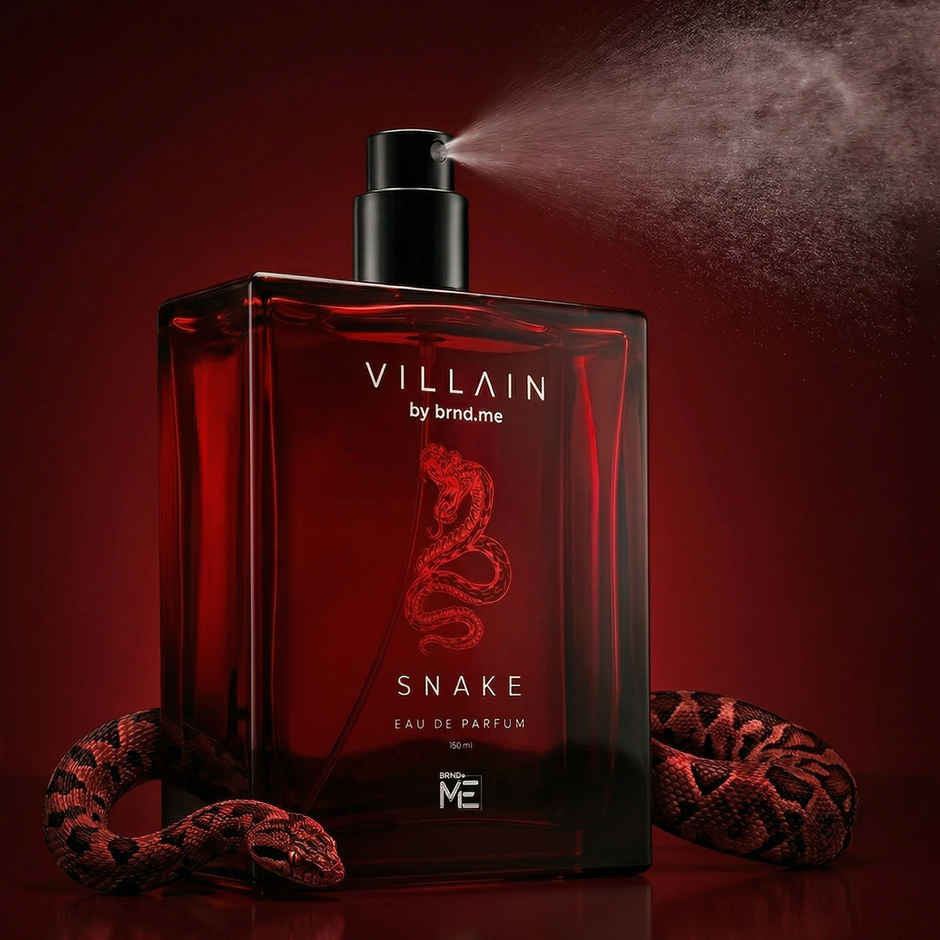 VILLAIN Snake Perfume for Men | Smoky Patchouli EDP | Long Lasting