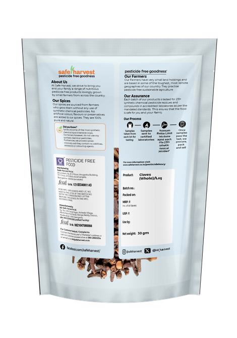 Safe Harvest Pesticide - Free Cloves Whole (Laung)