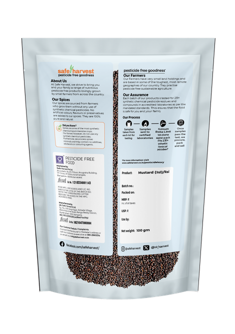 Safe Harvest Pesticide - Free Mustard - Small