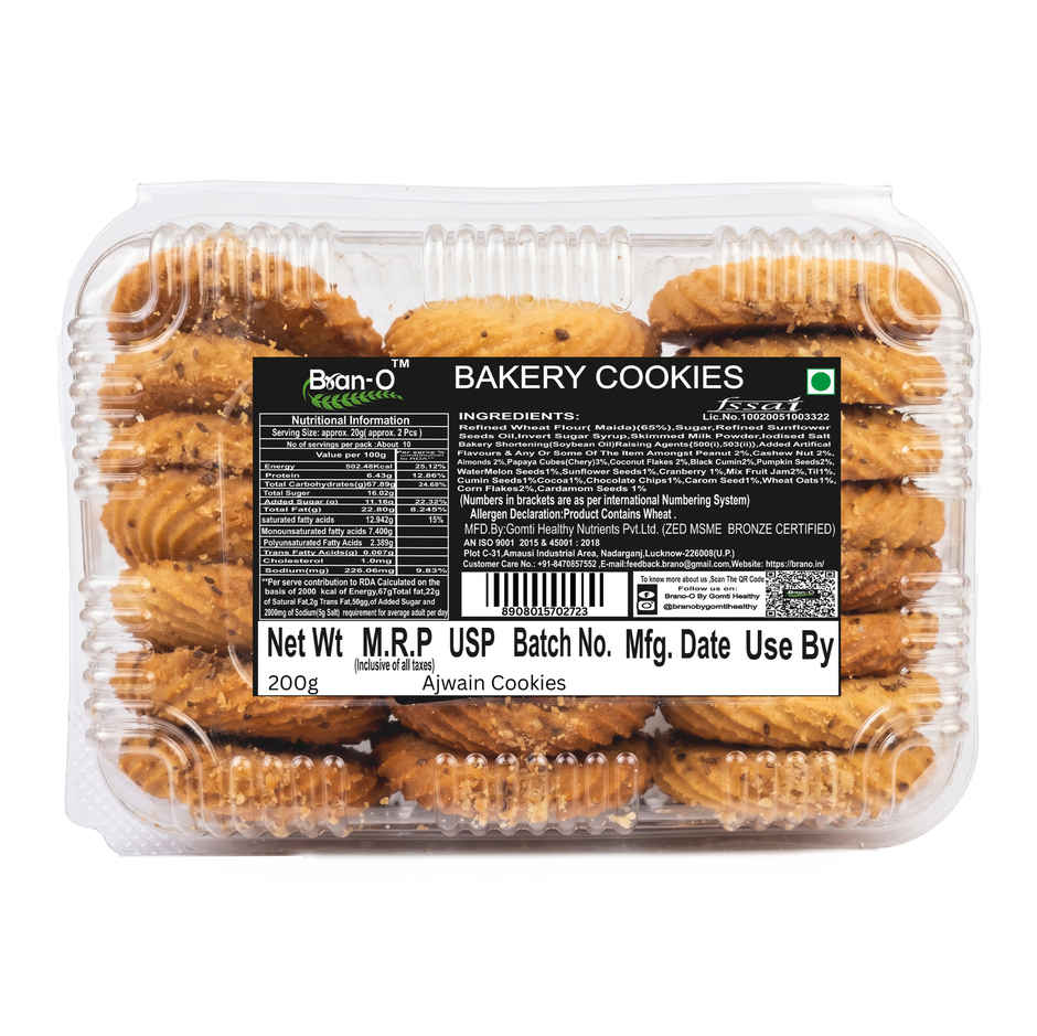 Bran-O Ajwain Cookies