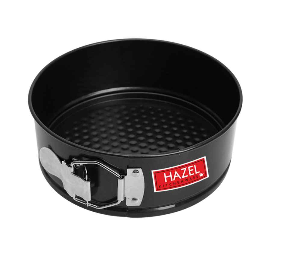 HAZEL 18cm Round Non-Stick Aluminium Springform Cake Tin - Removable Base