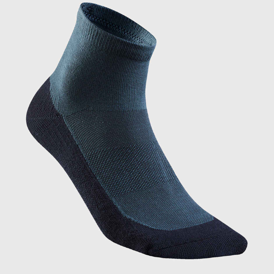 Decathlon | Quechua Unisex Nylon Mid Ankle Socks - Navy Blue - UK 8.5 - 11