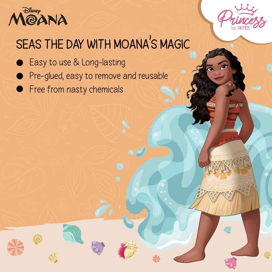 RENEE Disney Moana's Island Magic Stick On Nails