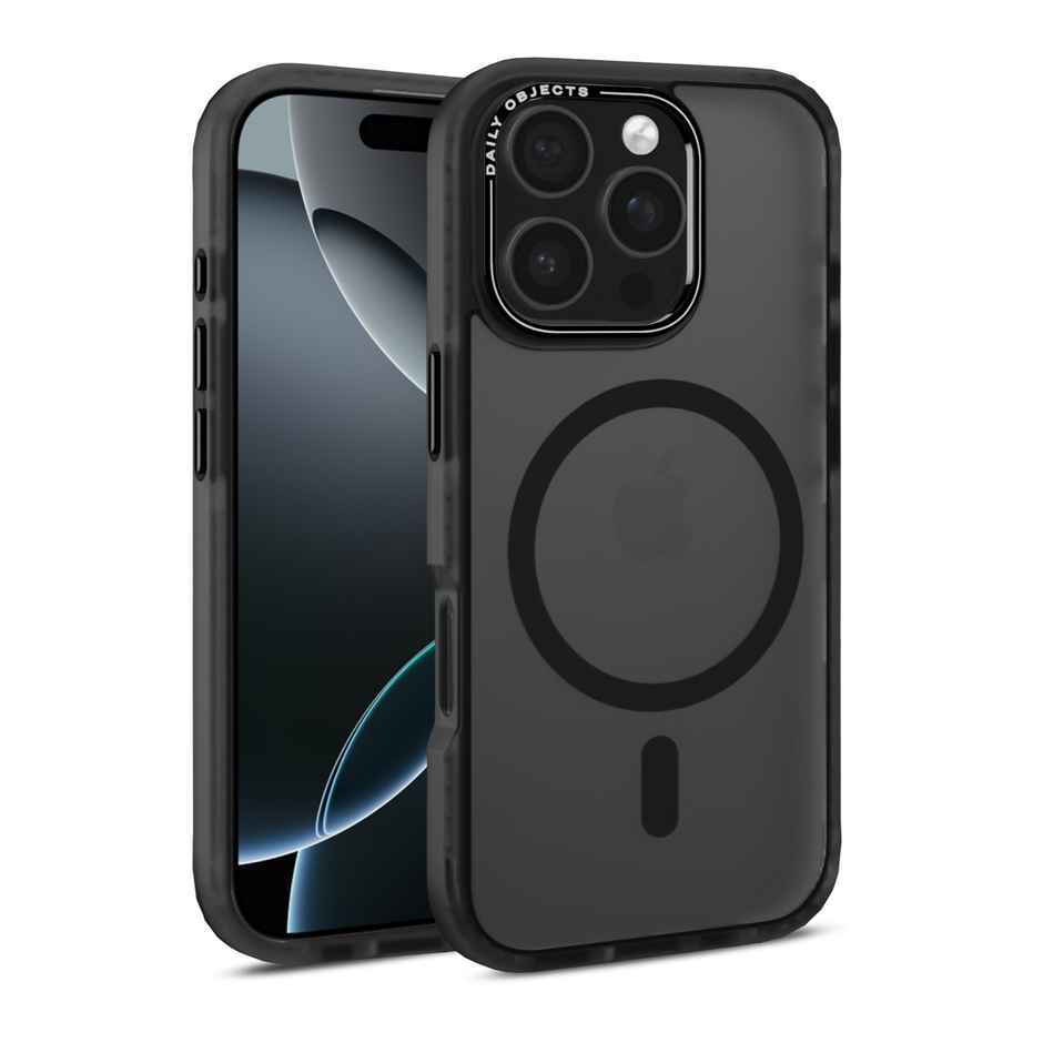 DailyObjects iPhone 16 Pro Black Nimbus MagSafe Phone Case