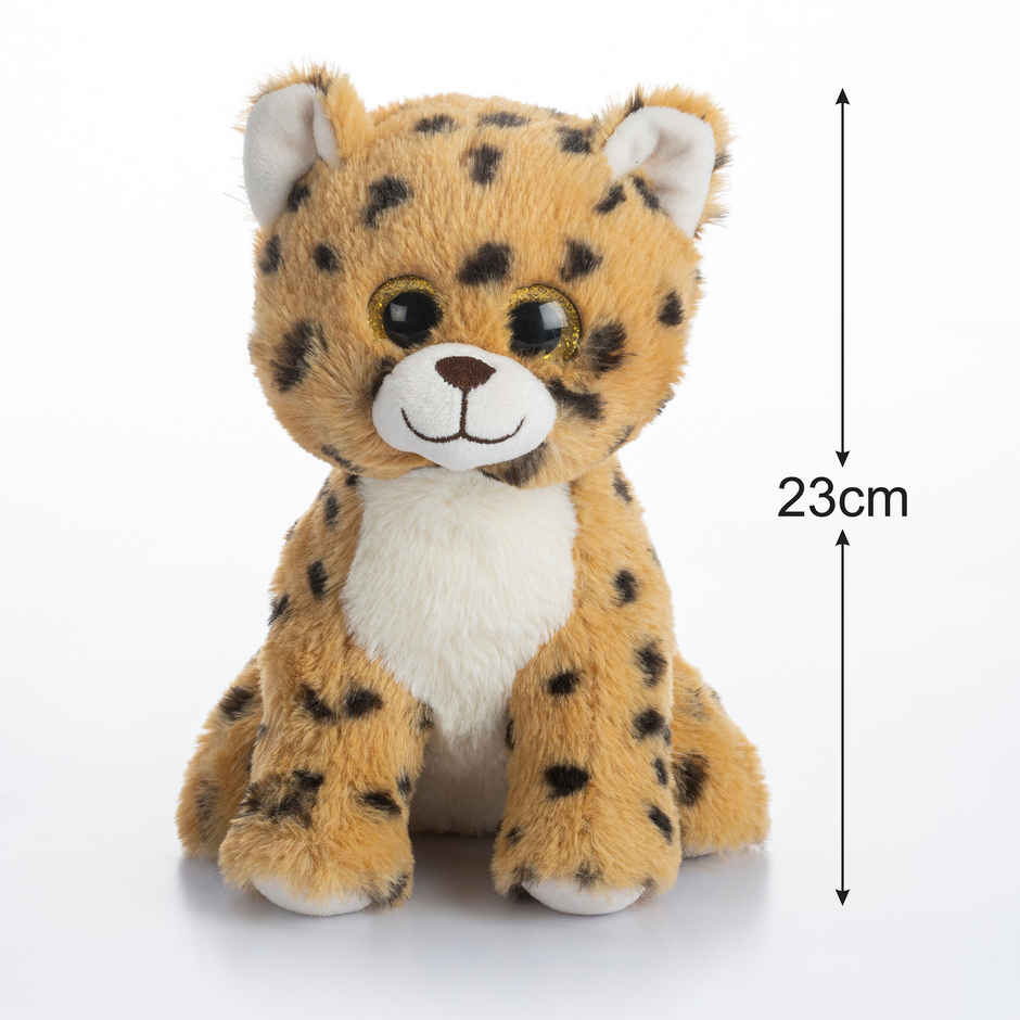 Dimpy Stuff Big Eye Leopard 23Cm Golden Color