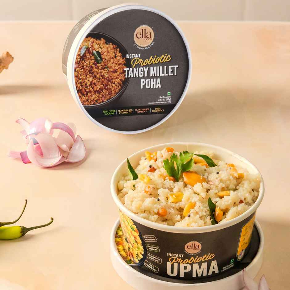 Ella Foods Instant Upma & Tangy Millet Poha