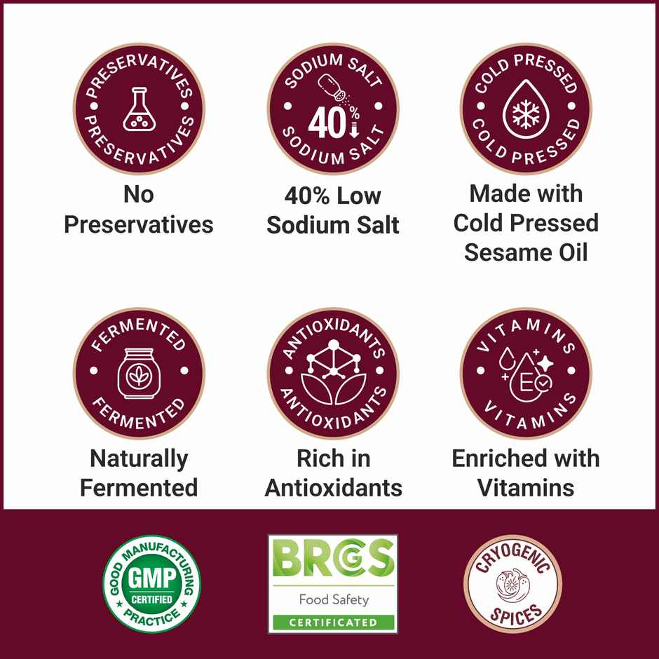 Ella Foods Gongura Pickle Low Sodium