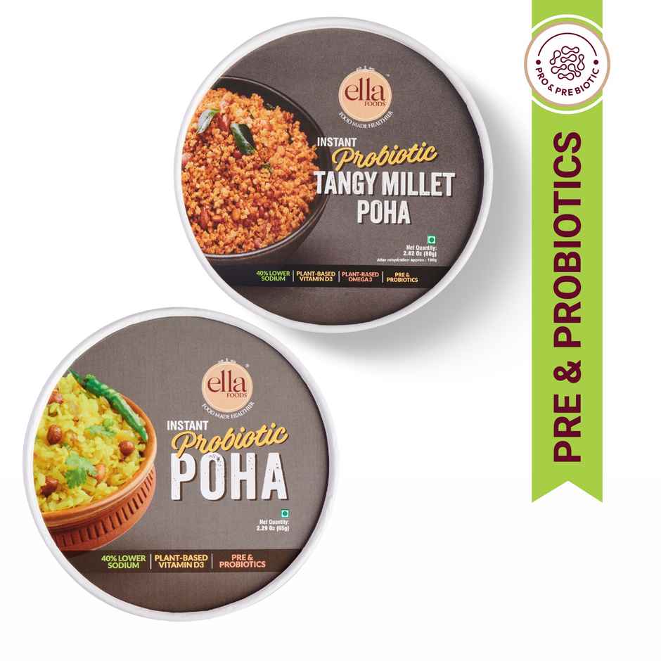 Ella Foods Tangy Millet Poha & Instant Poha