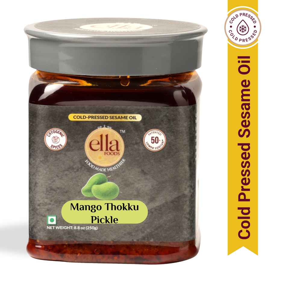 Ella Foods Mango Pickle Low Sodium