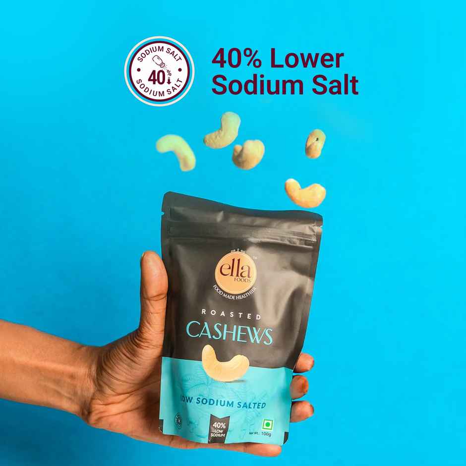Ella Foods Salted Cashews | Roasted