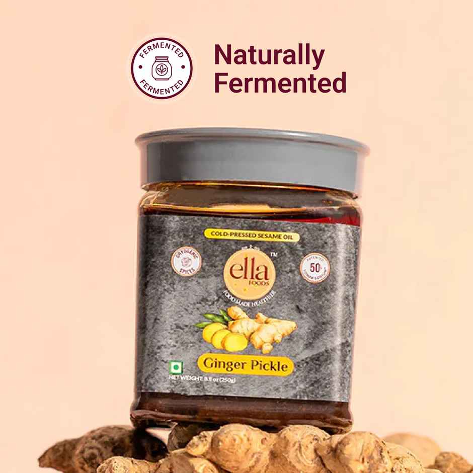 Ella Foods Ginger Pickle Low Sodium