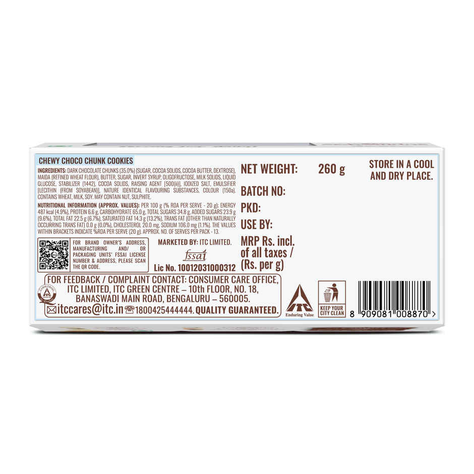 Baked Creations Choco Chunk Cookies | Combo