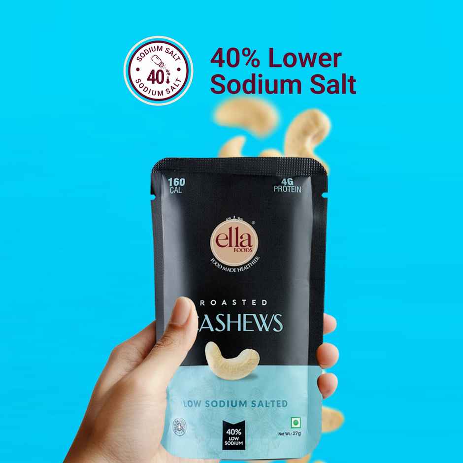 Ella Foods Salted Cashews | Roasted