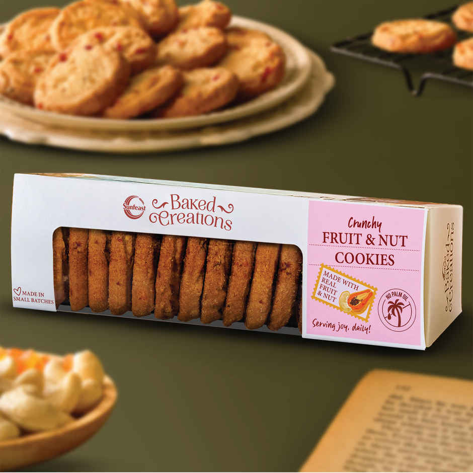 Baked Creations Fruit & Nut Cookies Bakery Style