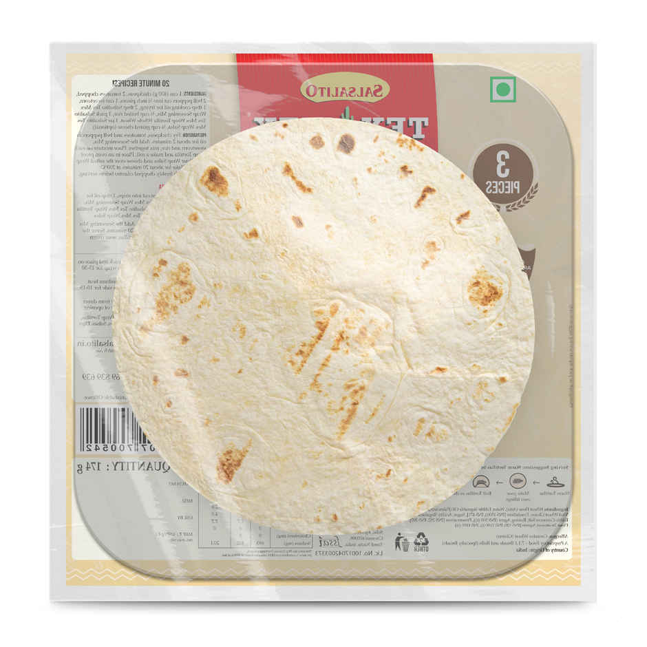 Tex Mex Salsalito Wrap Tortilla- Whole Wheat