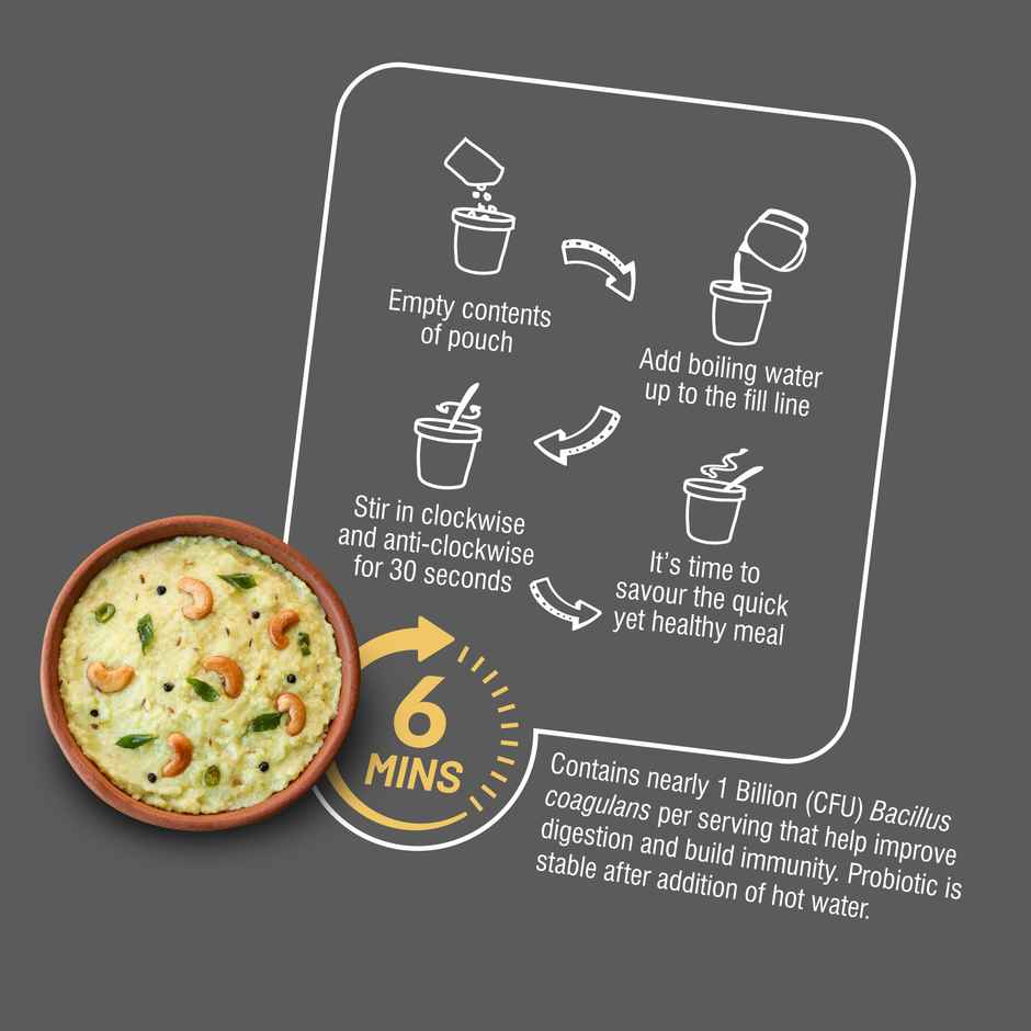Ella Foods Probiotic Khara Pongal