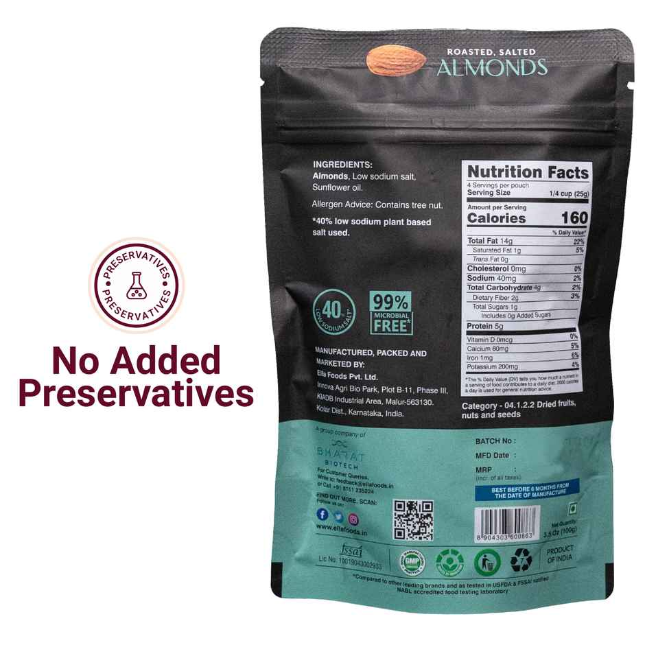 Ella Foods Salted Almond Combo   