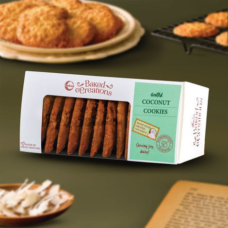 Baked Creations Grated Coconut Cookies