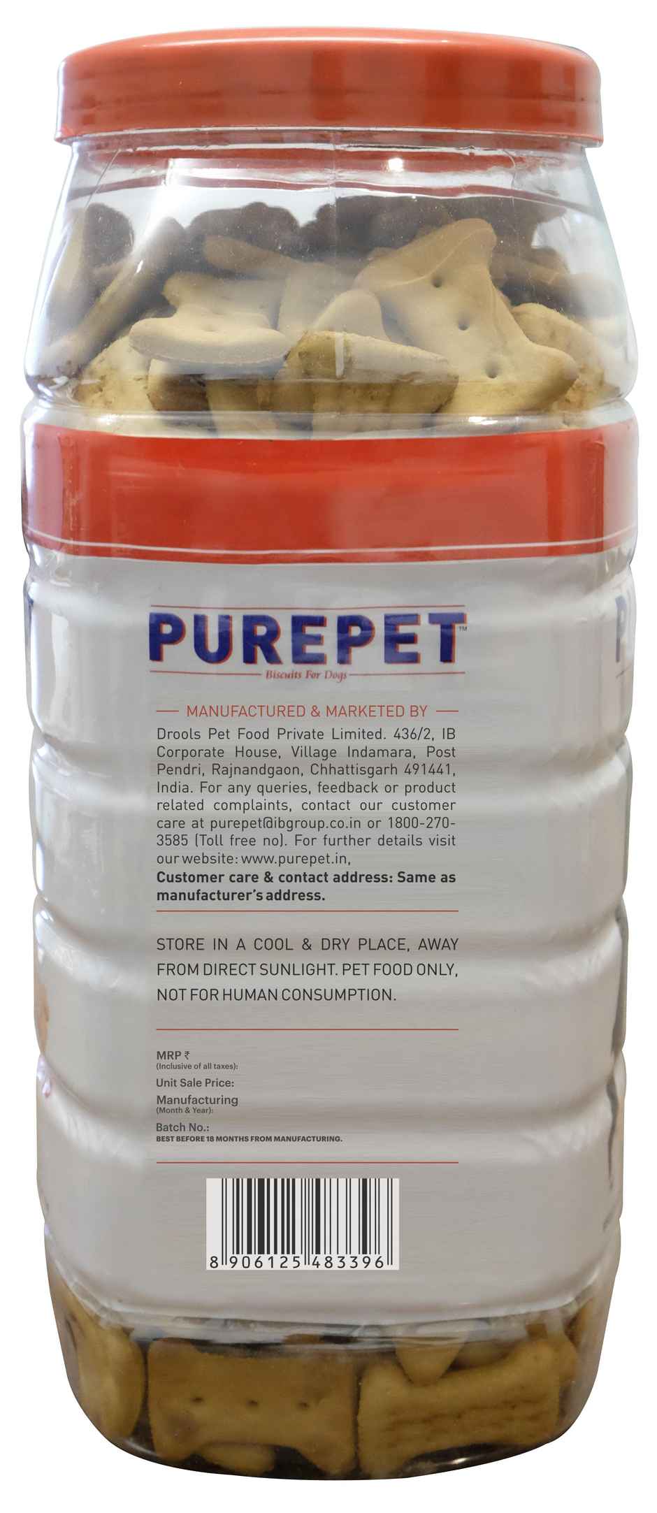 Purepet Biscuit, Chicken flavour, Dog Treats