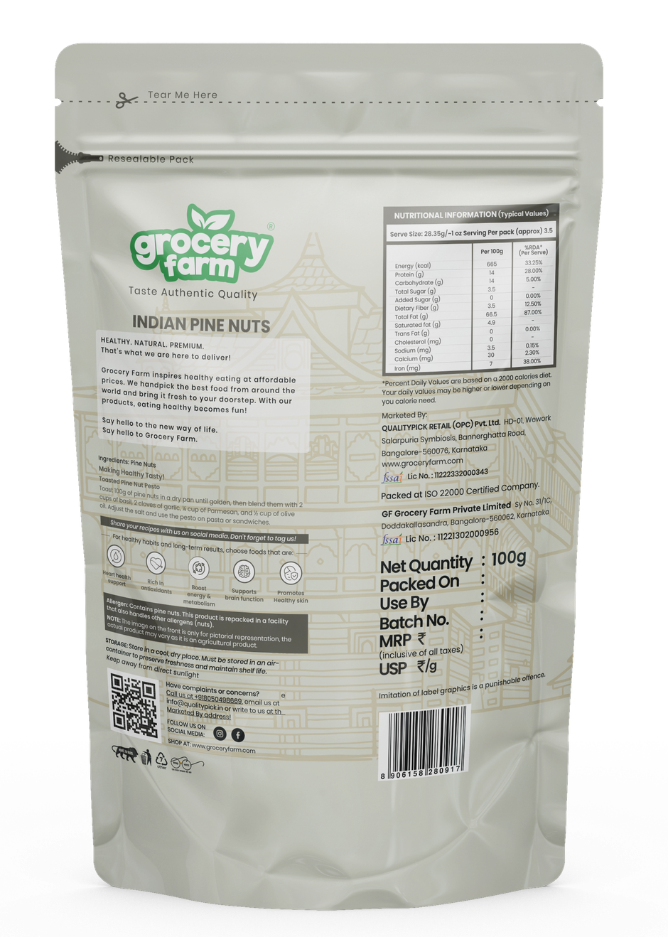 Grocery Farm Indian Pine Nuts