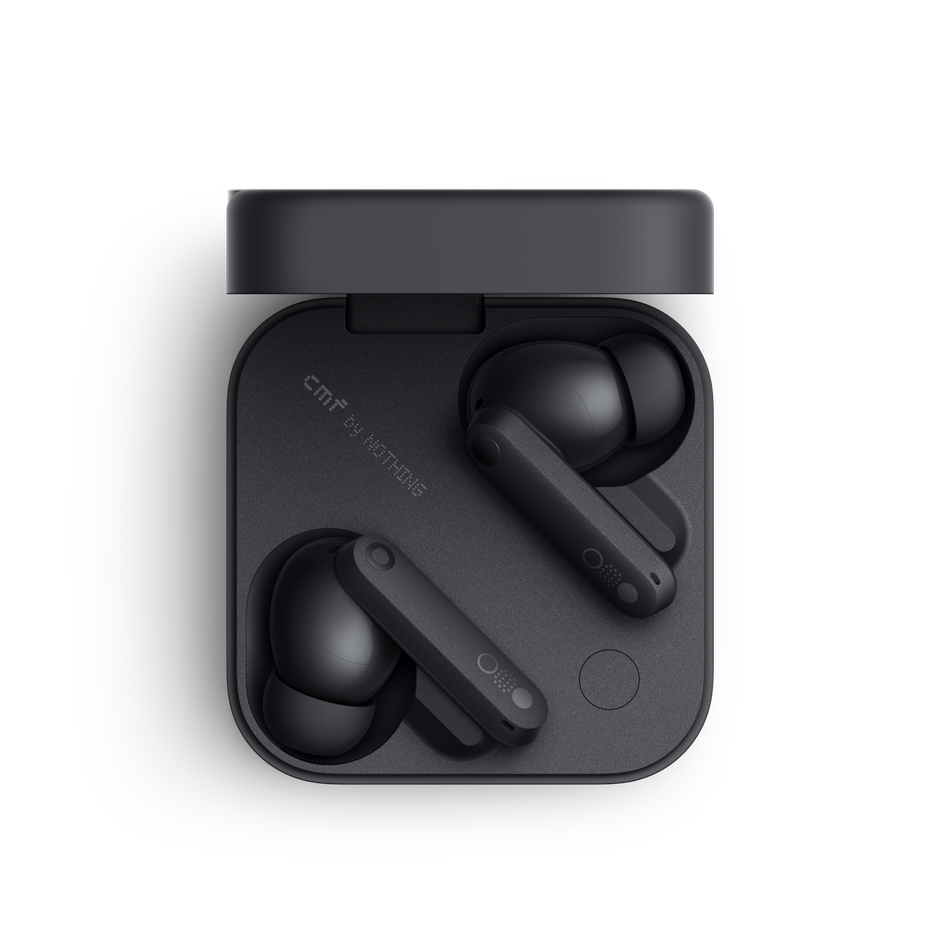 CMF BY NOTHING Buds Pro 2 Wireless Earbuds, Hi-Res Audio with LDAC, 50 dB Hybrid Noise Cancelling Earbuds, Ultra Bass Technology, Bluetooth 5.3, 43H Play Time with Charging Case, 6 HD Mics Headphones - Dark Grey