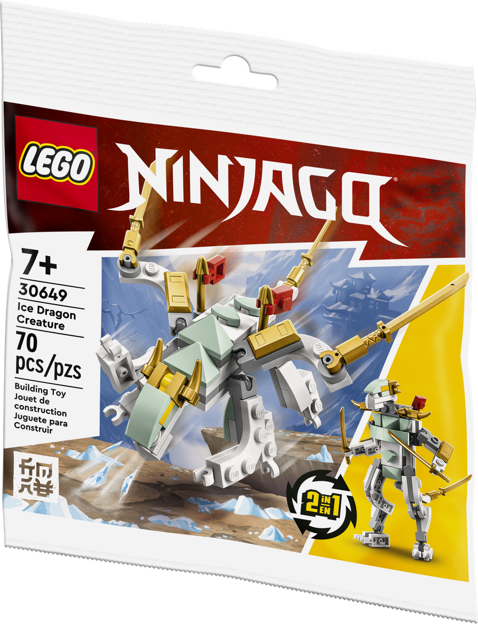 Lego Ninjago Ice Dragon Creature Building Kit