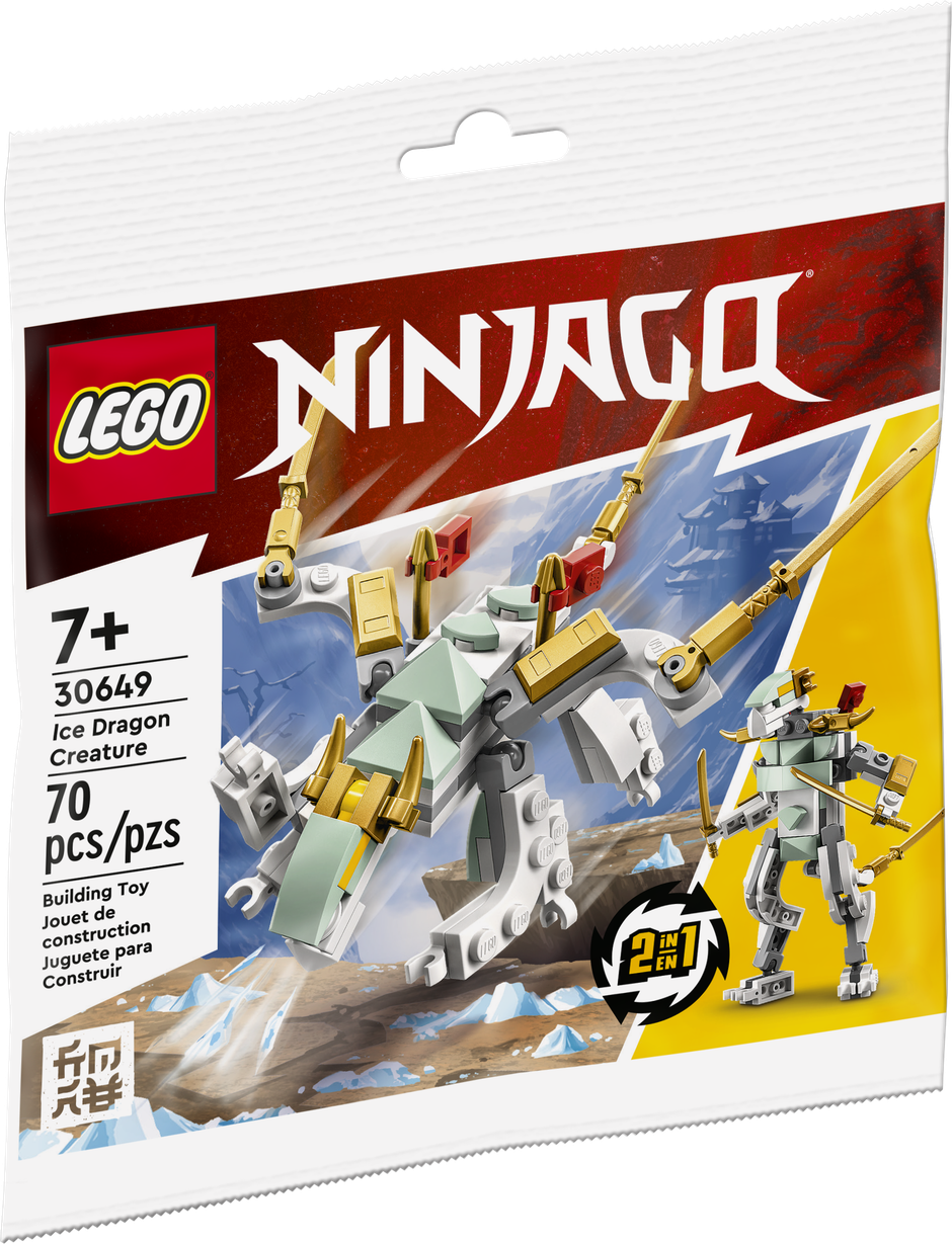 Lego Ninjago Ice Dragon Creature Building Kit